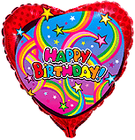 Happy Birthday 18" сердце